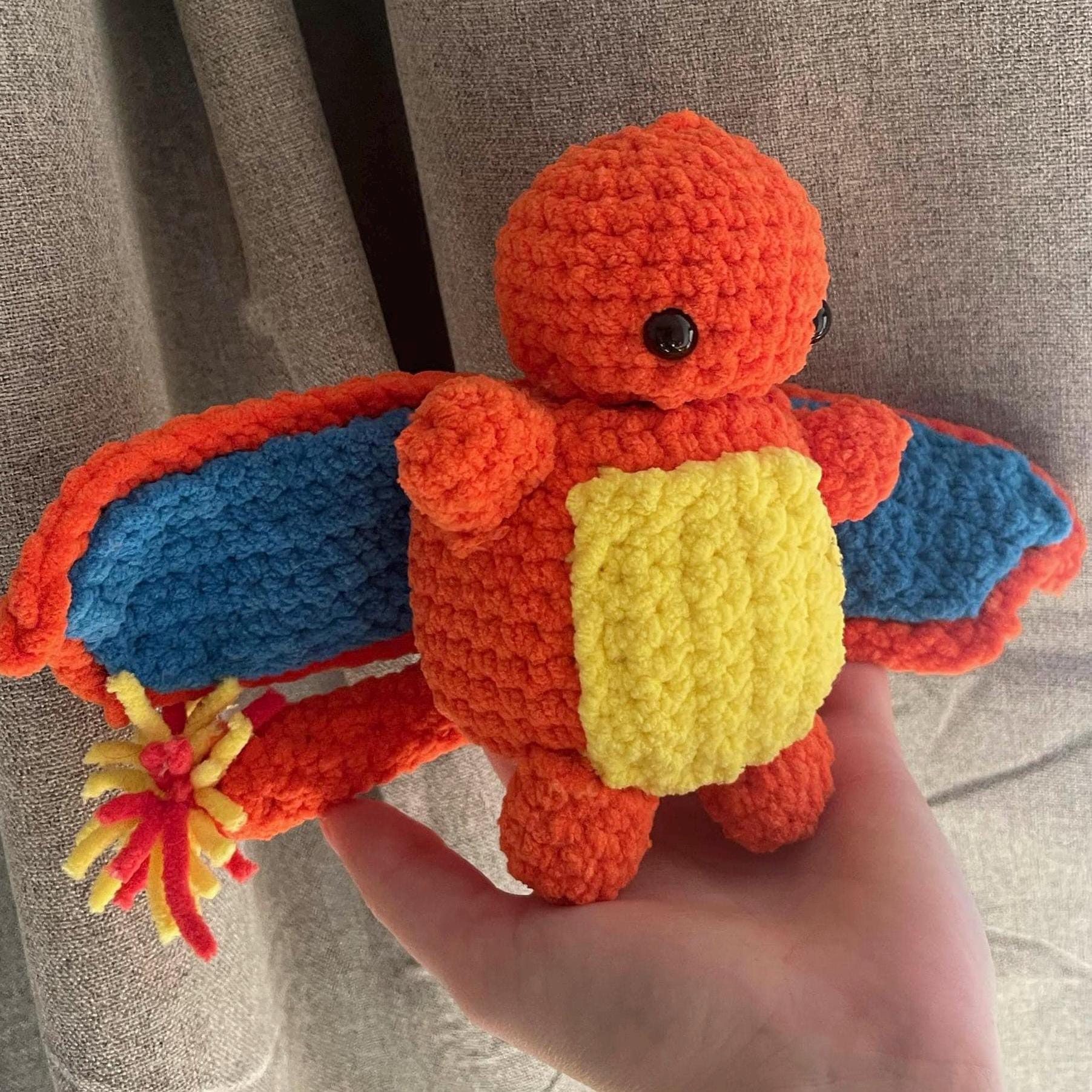 Patron Crochet Dragon de Feu