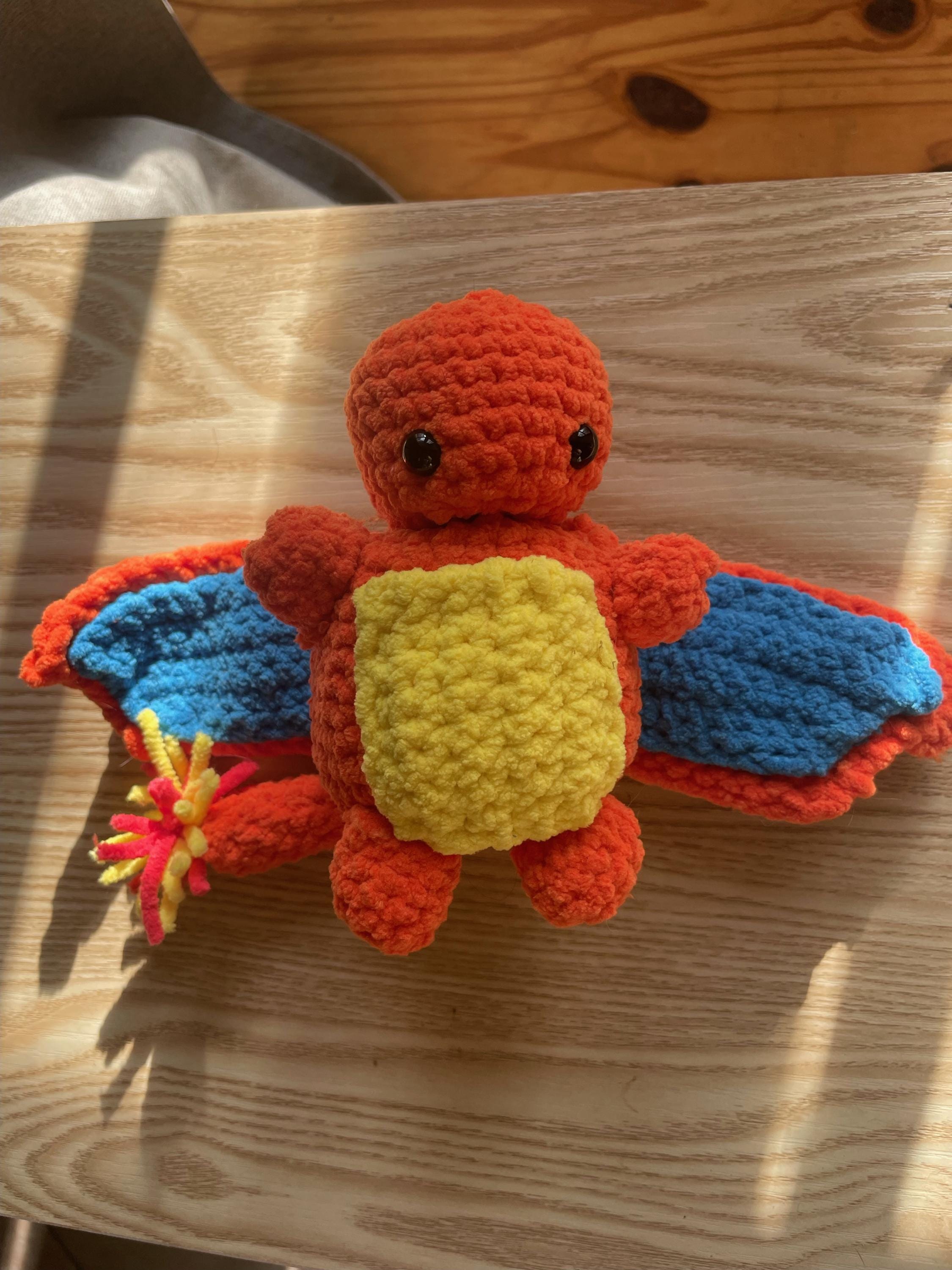 Patron Crochet Dragon de Feu