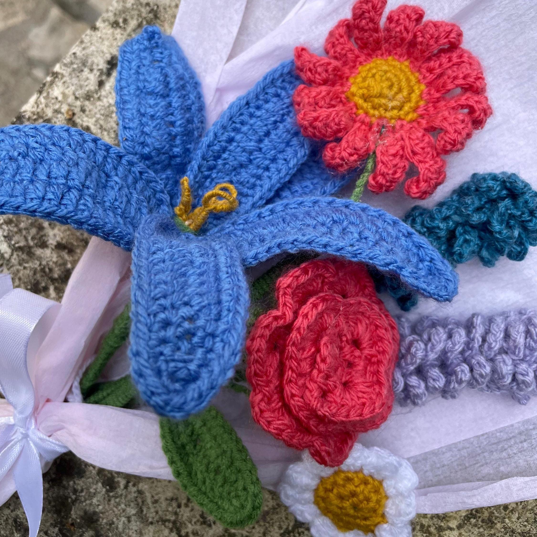 Bouquet de Fleurs au Crochet – Cadeau Fait Main Coloré