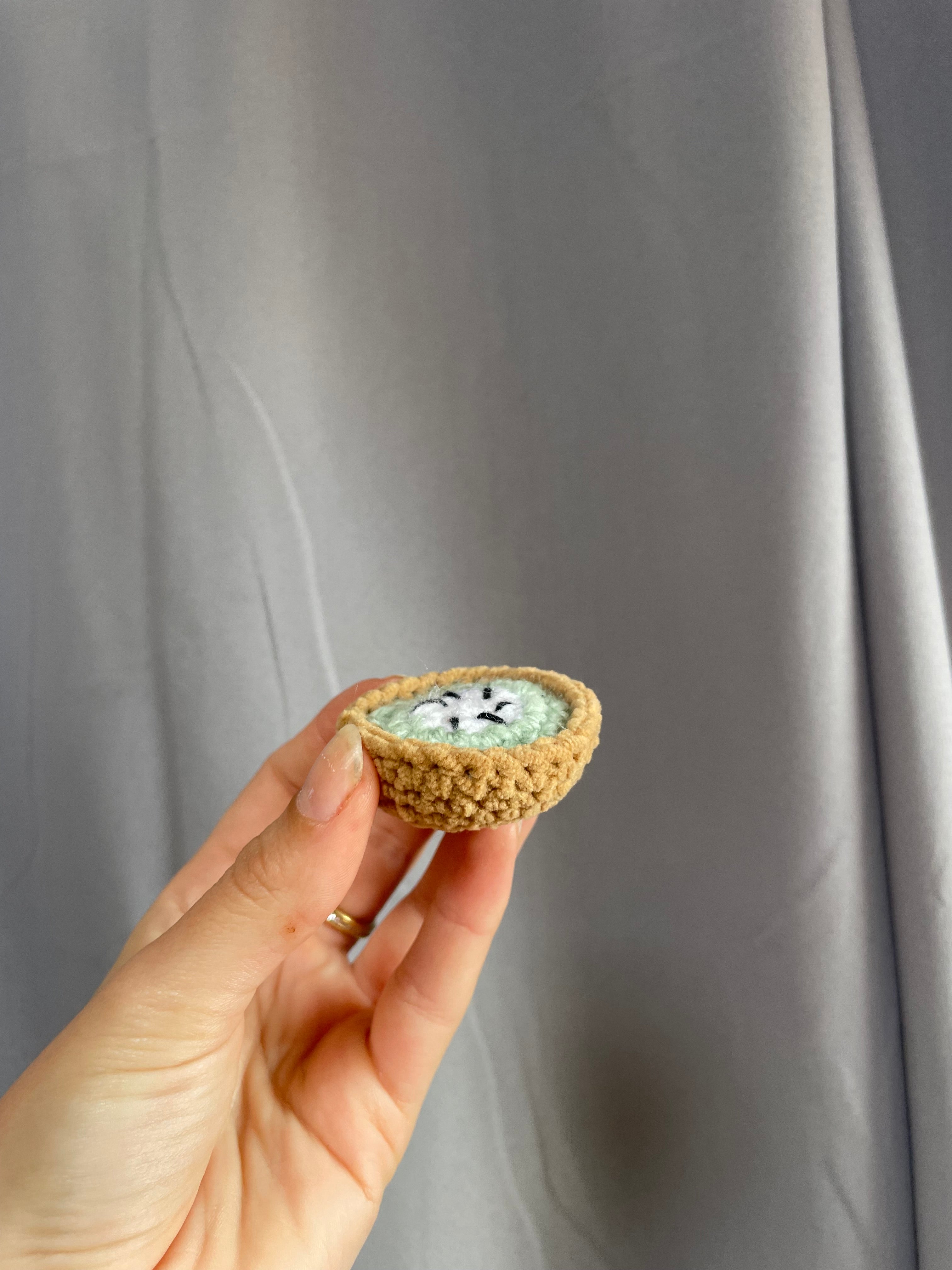 Porte-clé fruit au crochet - Cerise, pastèque citron, pêche, ananas