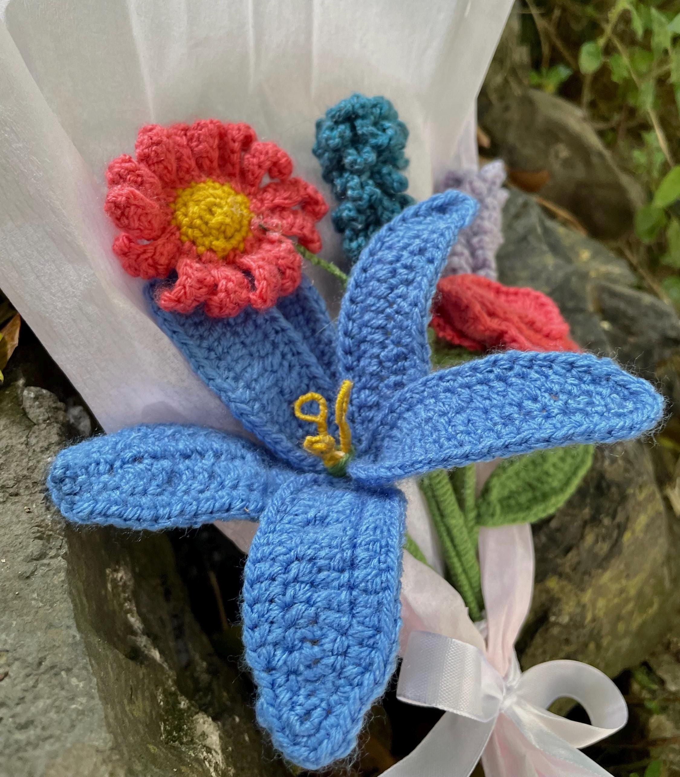 Bouquet de Fleurs au Crochet – Cadeau Fait Main Coloré